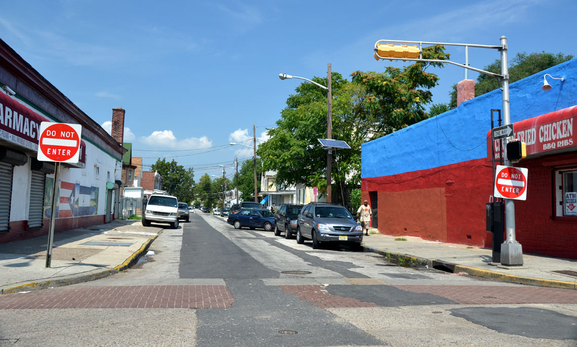 Looking North on 24th Street from Federal Street, August 18, 2011