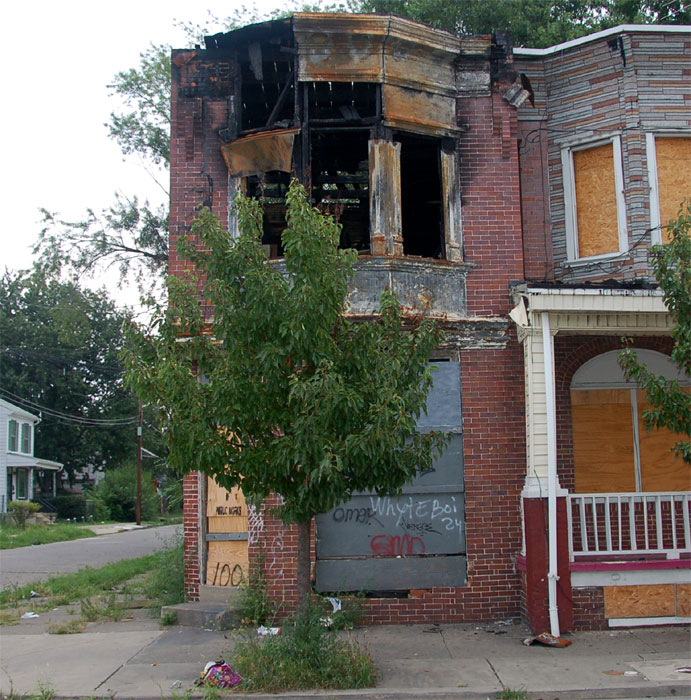100 South 24th Street, August 8, 2011 — destroyed by fire May 15, 2011