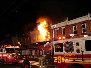 66 South 24th Street fire, December 23, 2006