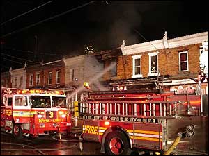 66 South 24th Street fire, December 23, 2006