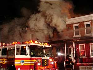 66 South 24th Street fire, December 23, 2006
