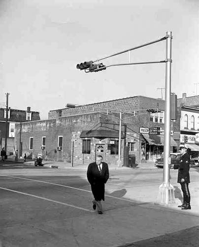 24th and Federal Street, northeast corner — 2401, 2403, 2405 Federal Street, 1956