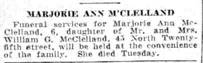 45 North 25th Street, Harry L. Cranmer and Family, Camden Courier-Post, June 2, 1932