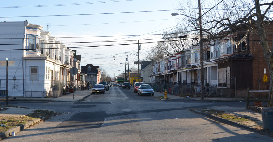 North 25th Street and High Street, January 9, 2012
