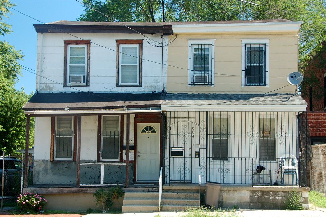 904 and 906 North 26th Street, July 2011