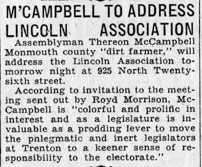 925 North 26th Street, Lincoln Association, June 1932