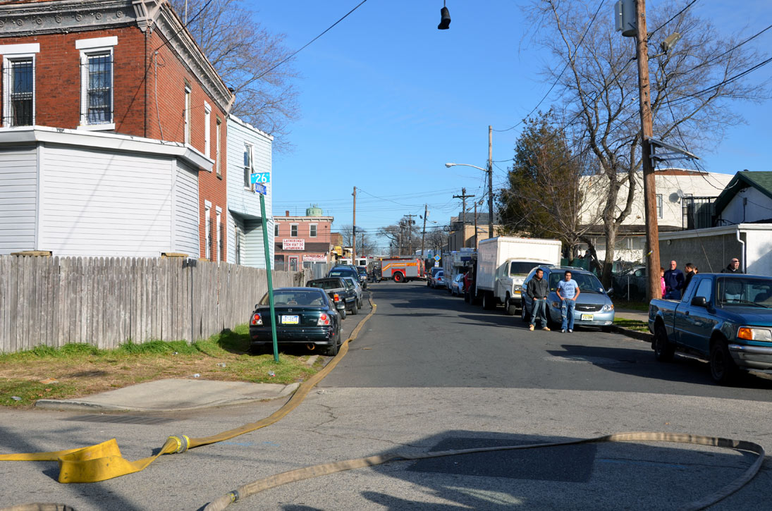 East on Saunders Street from North 26th Street, January 2012
