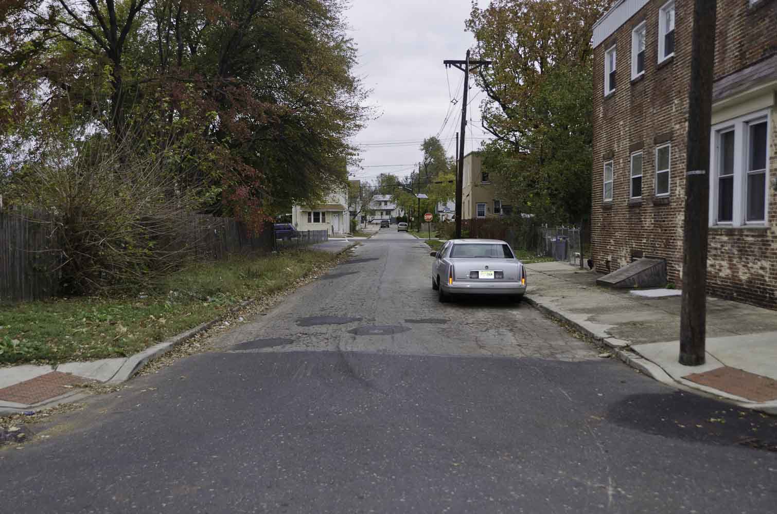 Pierce Avenue north of North 26th Street, November 2012