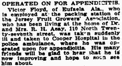119 North 27th Street, Camden Post-Telegraph, September 17, 1923