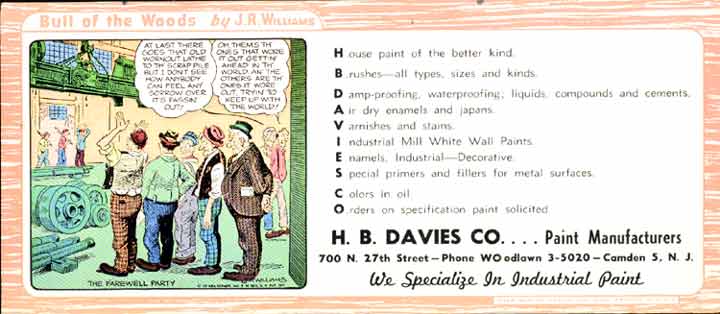 700 North 27th Street, H. B. Davies Paint Company, 1940s–1950s