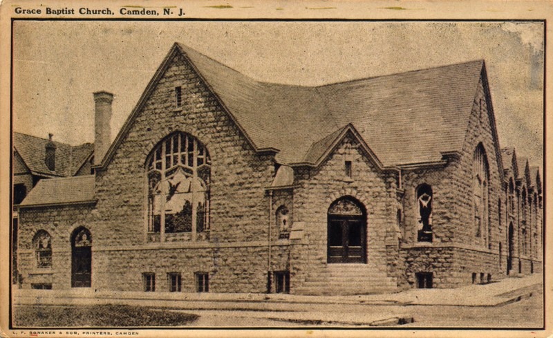 Northwest Corner of North 27th Street & Cramer Street — Grace Baptist Church, photo circa 1900