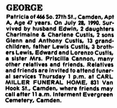 George - Camden Courier-Post, July 31, 1990
