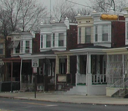 South 27th Street overview — 39, 49, 51–57 looking south