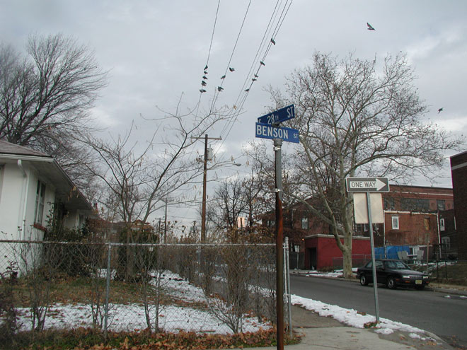 South 28th Street and Benson Street, December 11, 2005