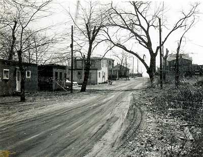 Looking east on North 29th Street toward Buren Avenue