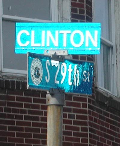 South 29th Street at Clinton Street, December 10, 2005