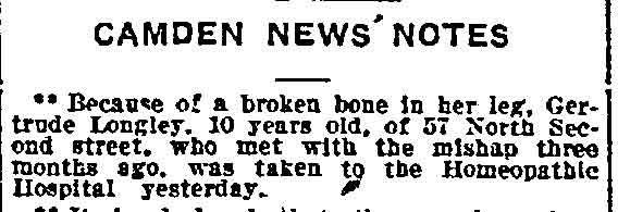 57 North 2nd Street, Philadelphia Inquirer, January 5, 1912