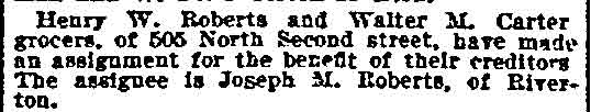 505 North 2nd Street, Philadelphia Inquirer, July 12, 1899