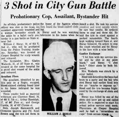 813 North 2nd Street — 3 Shot in City Gun Battle, Camden Courier-Post, November 23, 1964