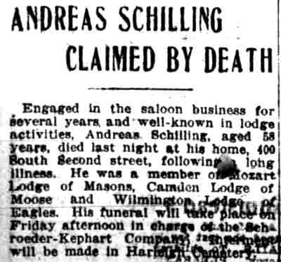400 South 2nd Street, Camden Post-Telegram, May 2, 1917