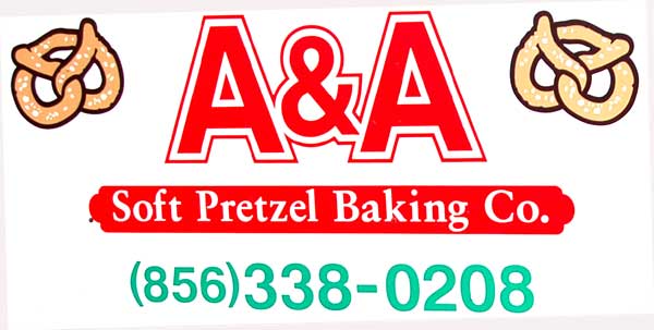 A & A Soft Pretzel Baking Company logo