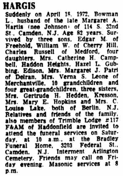 114 South 32nd Street, newspaper article