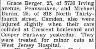 818 North 34th Street — Michael Doran, Camden Courier-Post July 28, 1941
