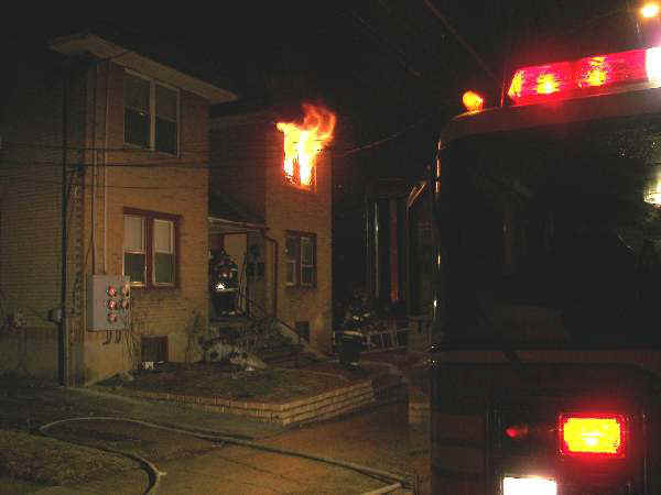 Fire at 139 N. 36th Street, March 22, 2007, photo 1