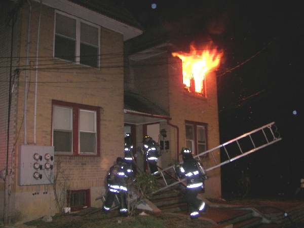 Fire at 139 N. 36th Street, March 22, 2007, photo 2