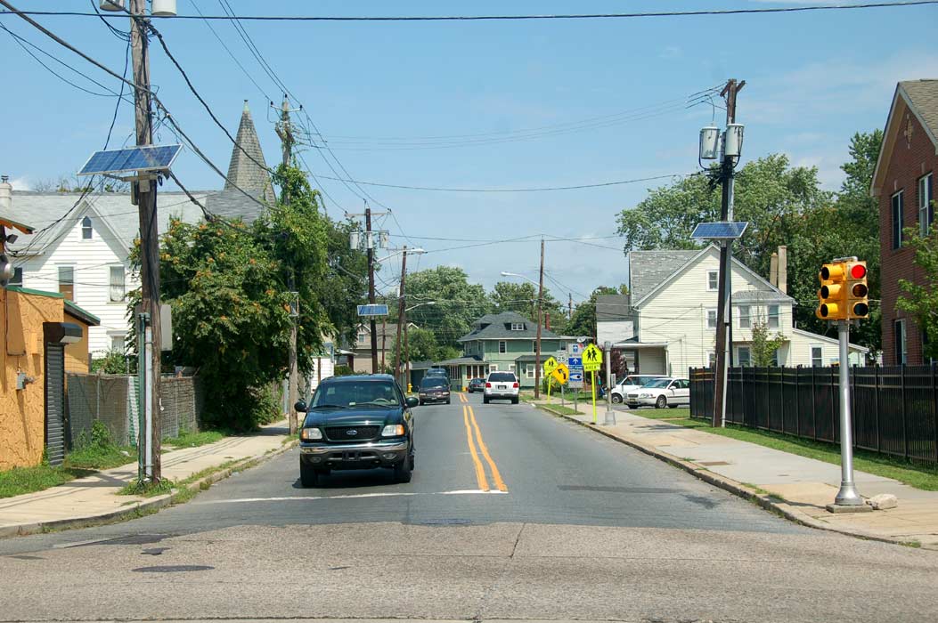 North 36th Street as seen from Federal Street, August 6, 2011, photo 1