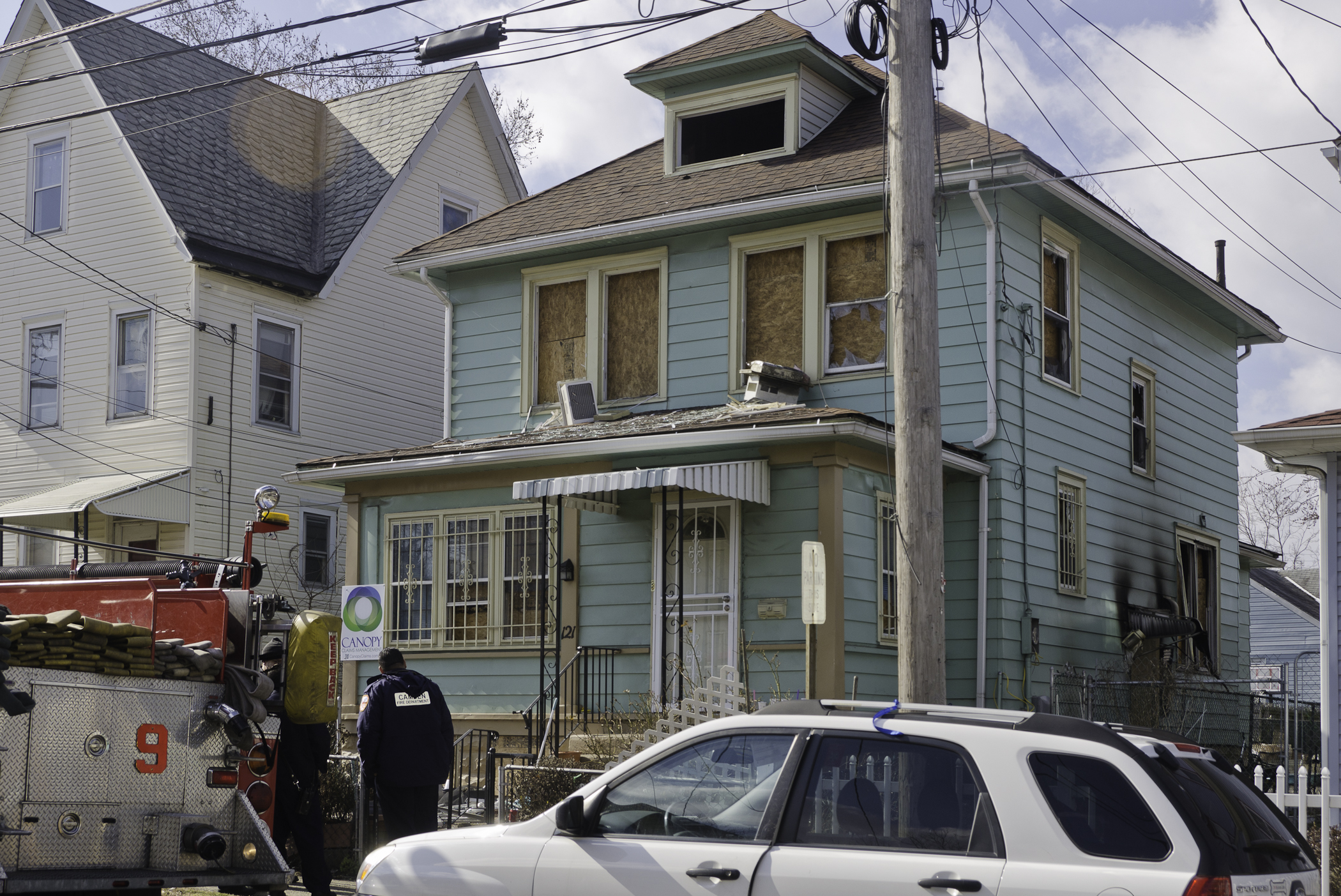 121 North 36th Street, damaged by fire February 22, 2013