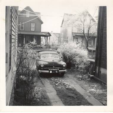 1949 Mercury belonging to Paul F. Huber, parked at 119 North 36th Street