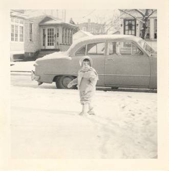 Lynne Sochor at 317 North 36th Street, 1950s