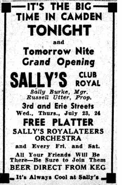 Its the Big Time in Camden Tonight, Camden Courier-Post, July 22, 1941