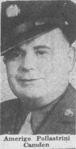 Amerigo Pollastrini, Camden Courier-Post, February 10, 1943