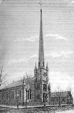 Second Presbyterian Church, illustration published 1886