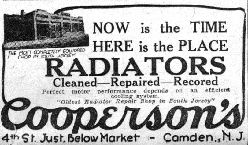 Cooperson's / Cooperson Brothers advertisement
