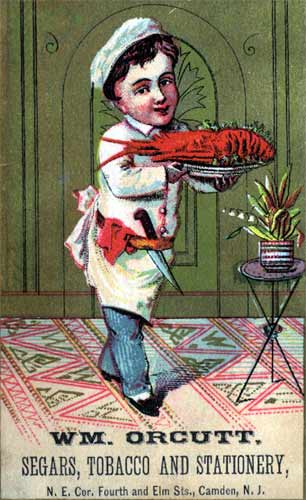 Wm. Orcutt, Segars, Tobacco and Stationery advertisement