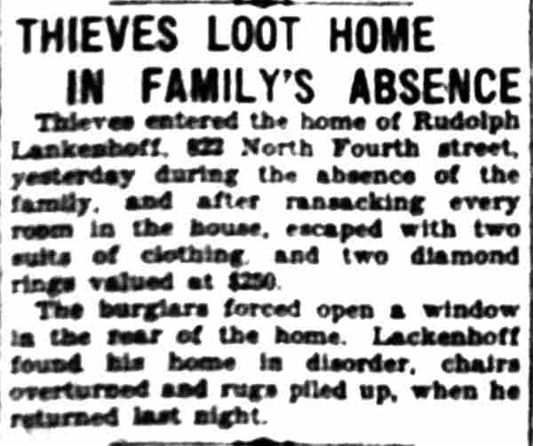 South Fourth Street clipping