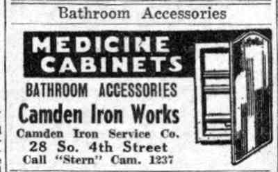 Camden Iron Works / Camden Iron Service Co. advertisement