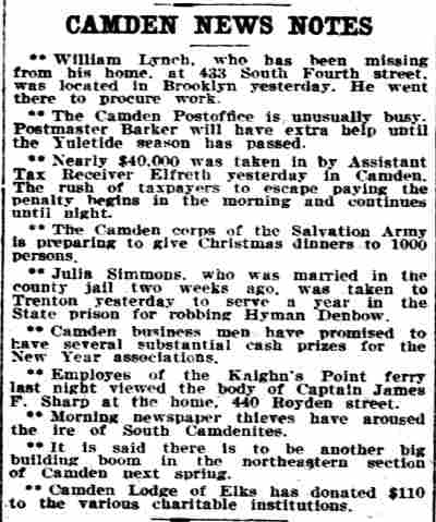 South Fourth Street clipping