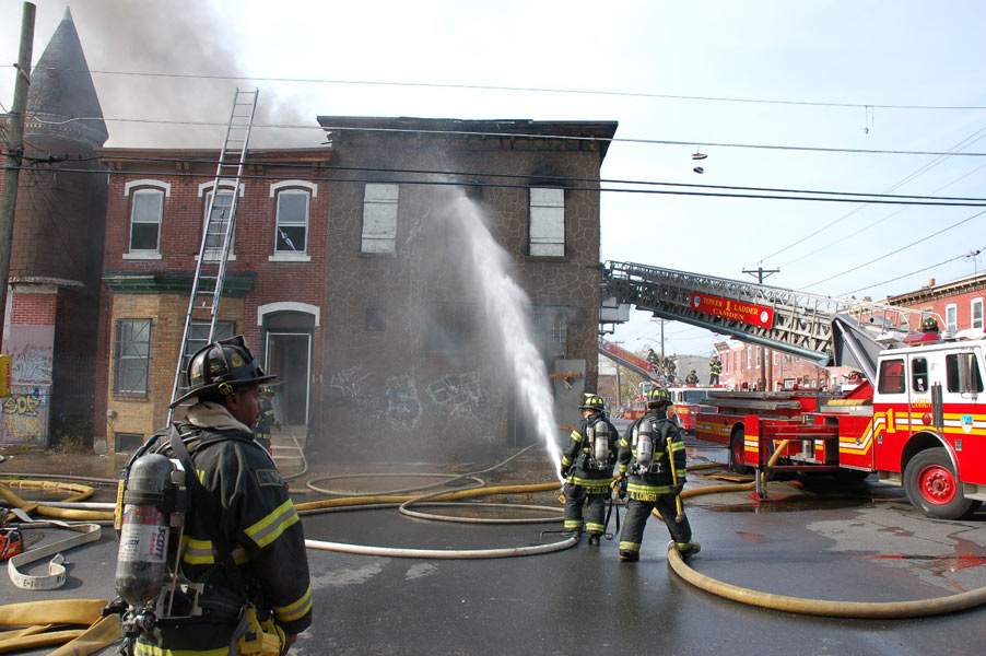 Fire at 601 South 4th Street, November 2, 2008
