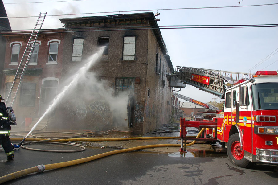 Fire at 601 South 4th Street, November 2, 2008