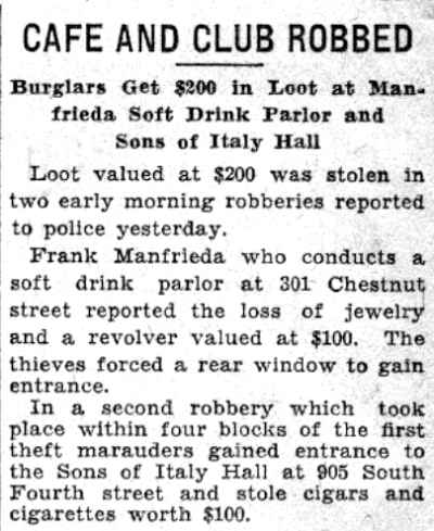 South Fourth Street clipping