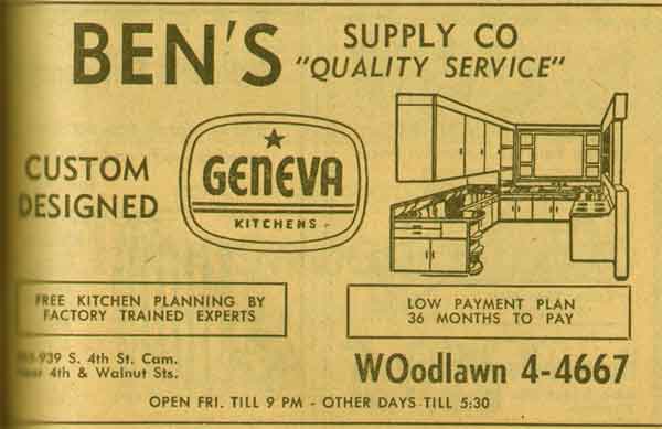 Ben's Supply Co. advertisement