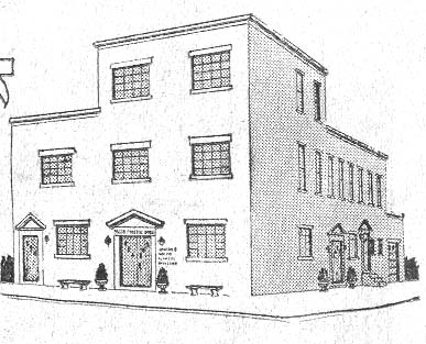 Bocco Funeral Home illustration, 1001 South 4th Street, 1964
