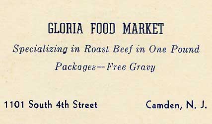 Gloria Food Market advertisement
