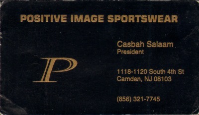 Positive Image Sportswear advertisement