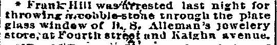 South Fourth Street clipping