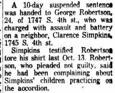 1745-1747 South Fourth Street clipping